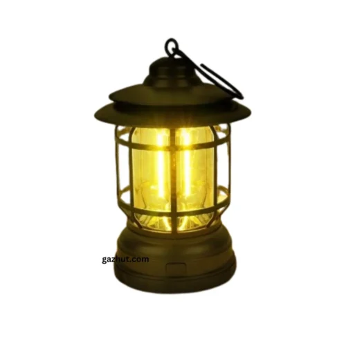 Multifunctional LED Camping Rechargeable Vintage Outdoor Portable Lamp