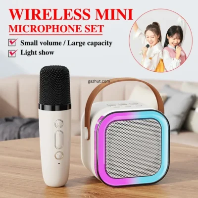 K12 Portable Karaoke Bluetooth Speaker With Microphone