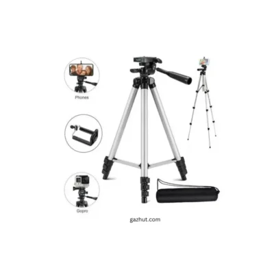 Tripod 3110 Camera Stand with Phone Holder Clip