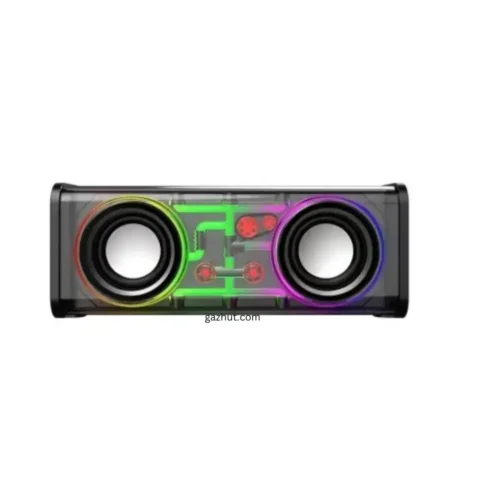 A88 /V8 RGB 10W Dual Transparent Speaker Bluetooth Speaker