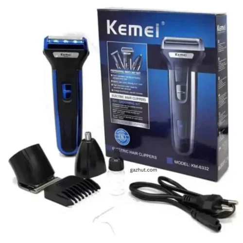 Kemei KM-6330 3 in 1 Professional Hair Trimmer Super Grooming Kit Shaver Clipper Nose Trimmer