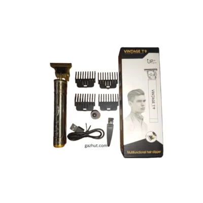 Vintage T9 Hair Clipper and Beard Trimmer for Men USB type c